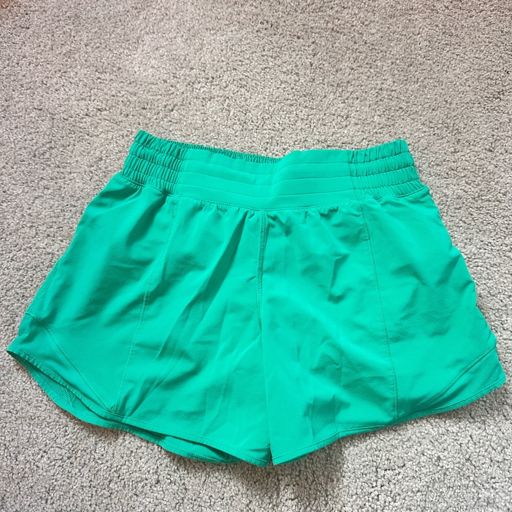 Lululemon Athletica Vibrant Green Athletic Shorts